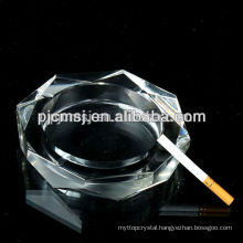 Hot selling Clear Crystal Ashtray For Home Decoration K9 Clear Crystal Ashtray